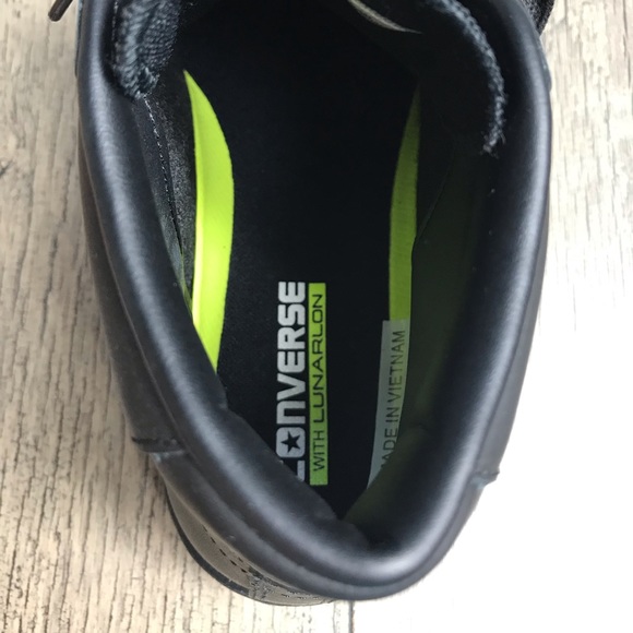 NWT Converse PL 76 MID Black Black W AUTHENTIC - Picture 6 of 7